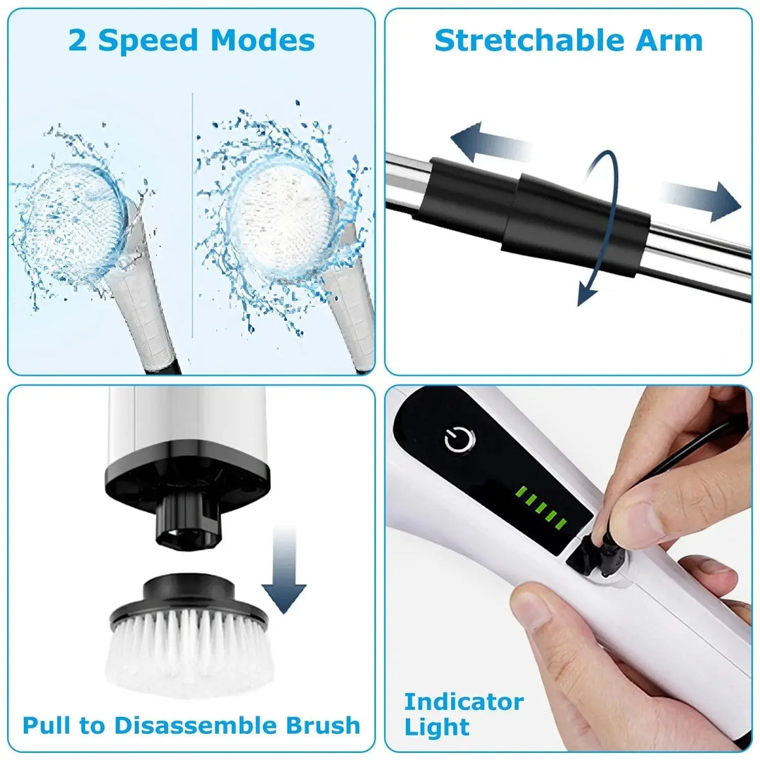EchoVerse Cordless Power Scrubber Pro