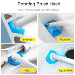 EchoVerse Wall - Mounted Toilet Brush – Modern Bathroom Cleaner