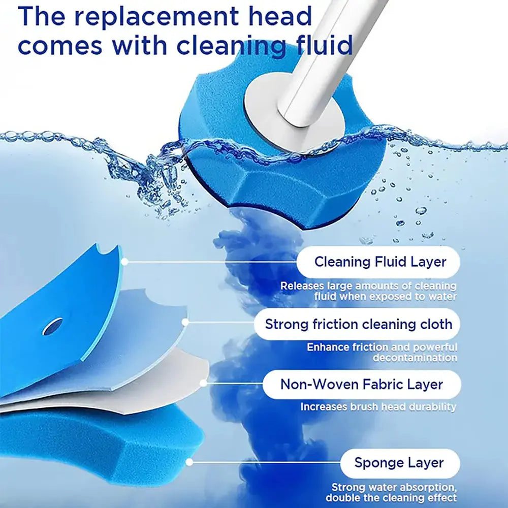 EchoVerse Wall - Mounted Toilet Brush – Modern Bathroom Cleaner