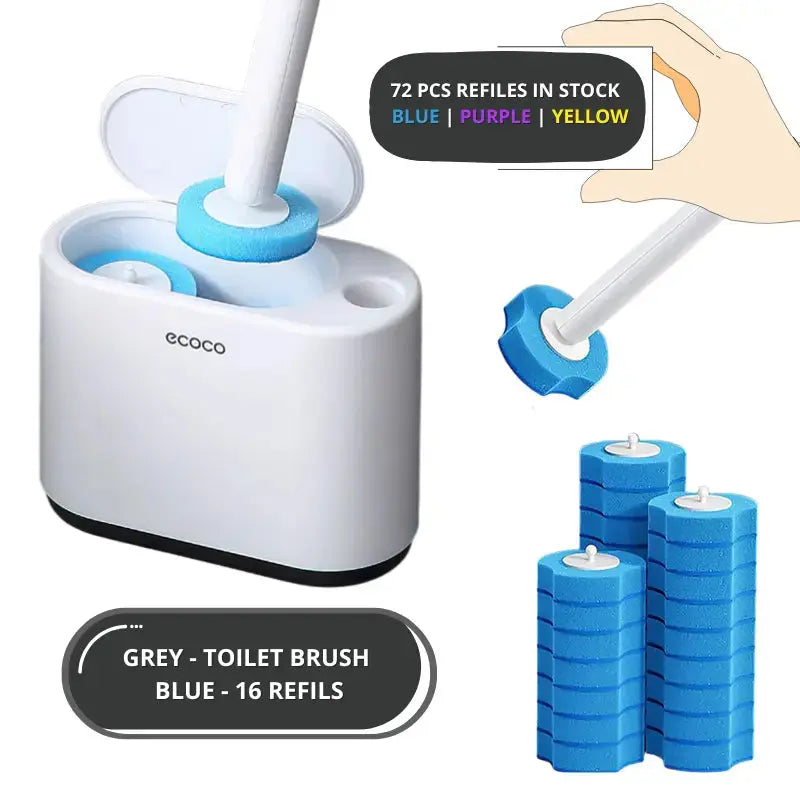 EchoVerse Wall - Mounted Toilet Brush – Modern Bathroom Cleaner
