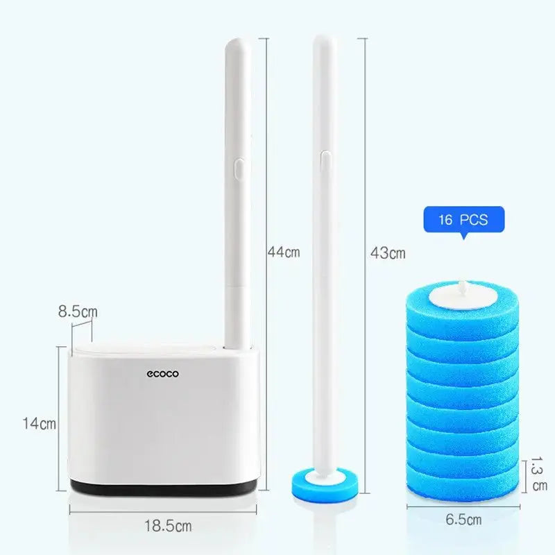 EchoVerse Wall - Mounted Toilet Brush – Modern Bathroom Cleaner